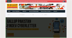 Desktop Screenshot of gallup.com.pk